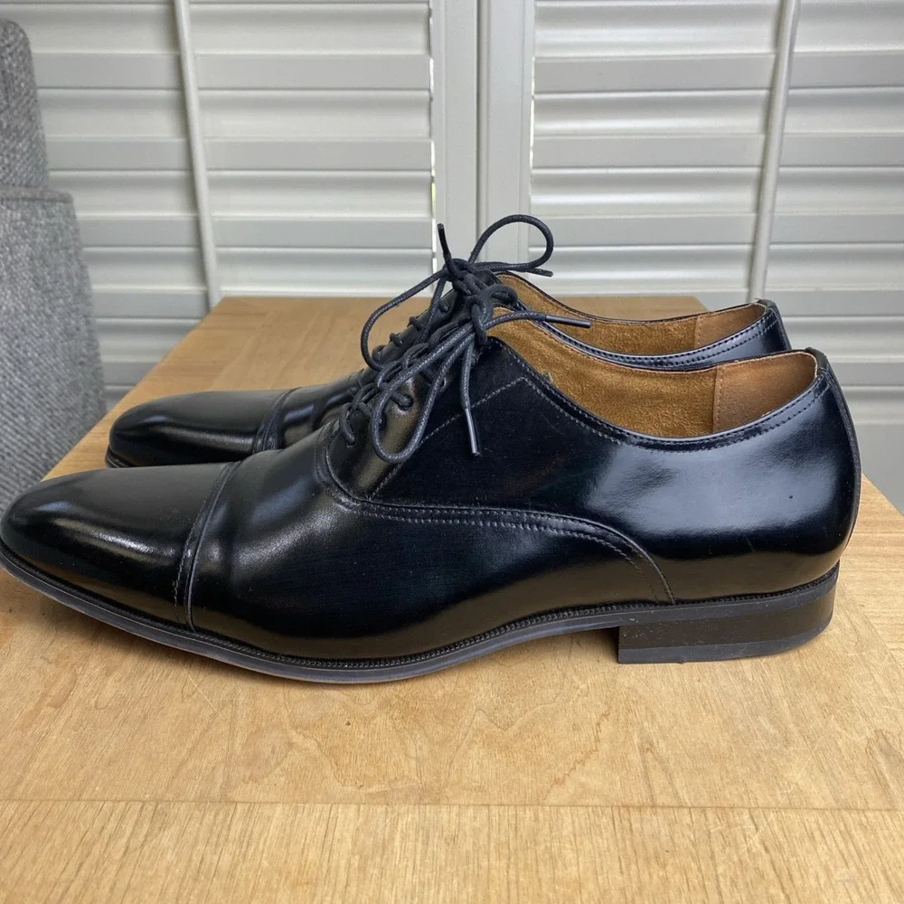 Florsheim Men's Classico Cap Toe Black Oxford ‎ Shoe- Size 12D - Business READ